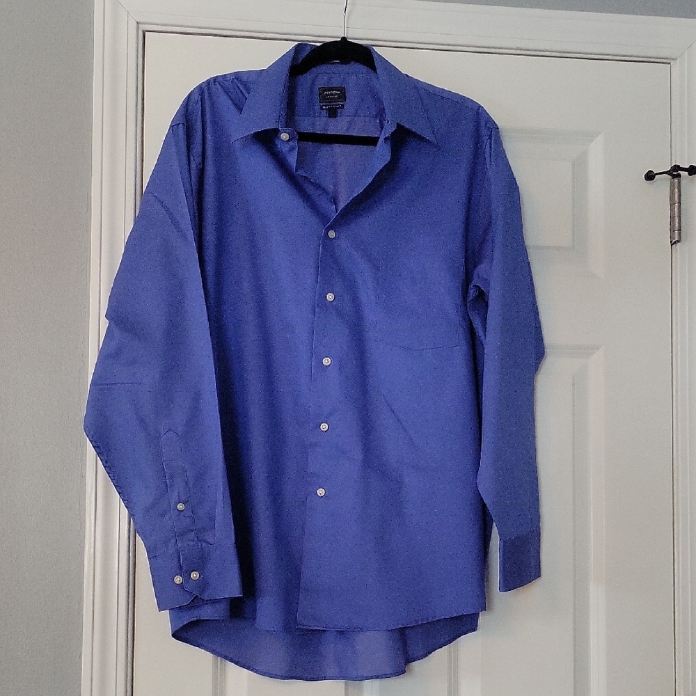 Arrow Men's Royal Blue Dress Shirt
